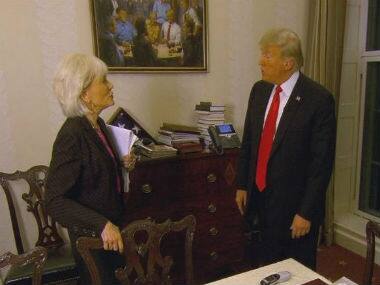 Donald Trump hangs fantasy painting of self with Republican presidents at White House, gets mocked on social media