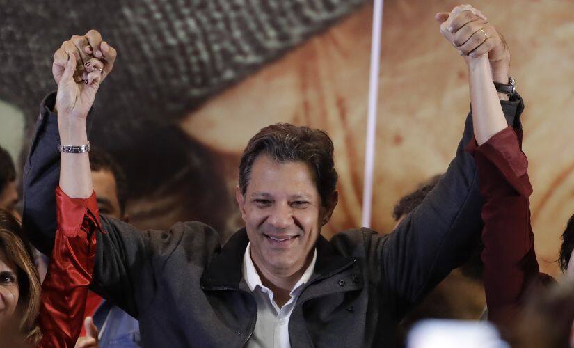 Brazil’s presidential candidate for the Workers Party Fernando Haddad will face Jair Bolsonaro, the far-right congressman in a second-round vote. AP