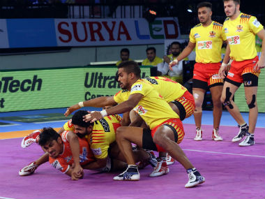 Pro Kabaddi League 2018: Gujarat Fortunegiants maintain winning run after beating Puneri Paltan 37-27 Pro Kabaddi League 2018: Gujarat Fortunegiants maintain winning run after beating Puneri Paltan 37-27