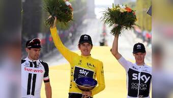 Welsh cyclist Geraint Thomas' Tour de France 2018 trophy stolen from exhibition, say Team Sky