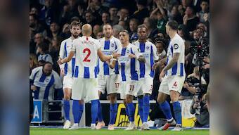 Premier League: Glenn Murray scores 99th goal for Brighton as Seagulls edge past West Ham United at home