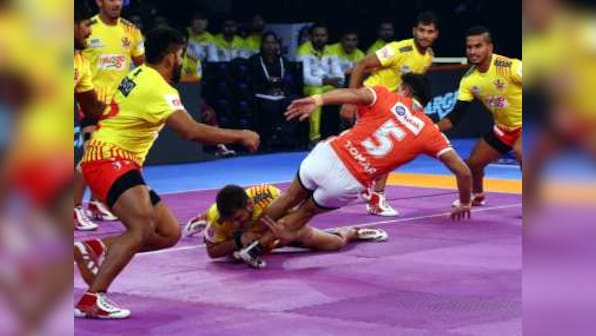 Pro Kabaddi 2018, Gujarat Fortunegiants vs Tamil Thalaivas, Match Highlights: Gujarat overcome Thalaivas challenge