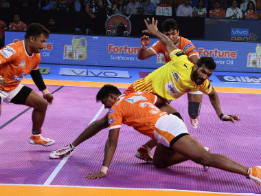Pro Kabaddi 2018, Puneri Paltan vs. Gujarat Fortunegiants, Match highlights: Gujarat maintain winning run Pro Kabaddi 2018, Puneri Paltan vs. Gujarat Fortunegiants, Match highlights: Gujarat maintain winning run