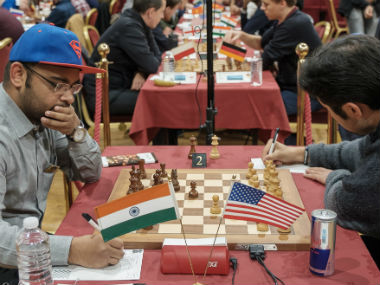 Isle of Man Masters: Viswanathan Anand scores fine win over Daniel Fridman; Hikaru Nakamura topples Abhijeet Gupta Isle of Man Masters: Viswanathan Anand scores fine win over Daniel Fridman; Hikaru Nakamura topples Abhijeet Gupta