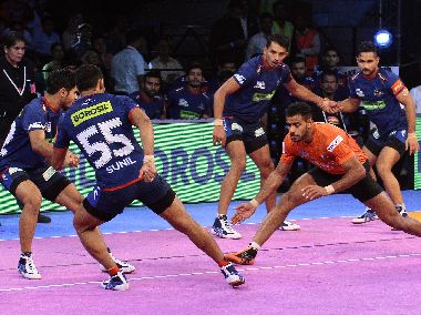 Pro Kabaddi League: U Mumba emerging as team to beat this season; Monu Goyat feeling pressure of hefty pricetag Pro Kabaddi League: U Mumba emerging as team to beat this season; Monu Goyat feeling pressure of hefty pricetag