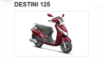 Hero MotoCorp forays into 125-cc scooter segment with launch of Destini 125