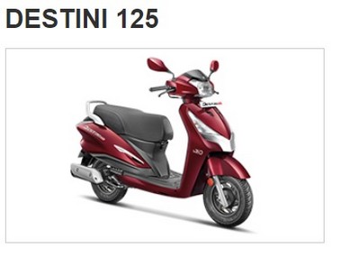 Hero MotoCorp forays into 125-cc scooter segment with launch of Destini 125 Hero MotoCorp forays into 125-cc scooter segment with launch of Destini 125