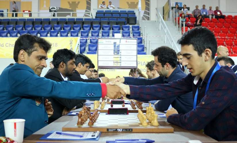 Batumi Chess Olympiad 2018: Indias chances of podium finish in doubt as mens and womens teams fail to win in round nine