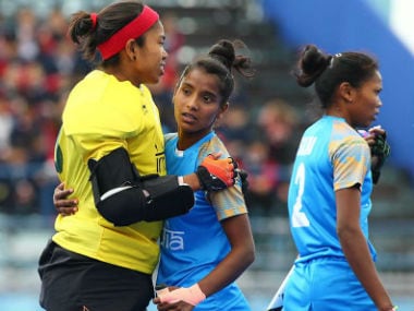 File image of Indian women's hockey team. Twitter: @HockeyIndia