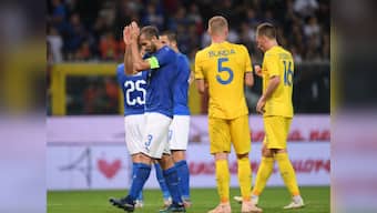 International friendlies: Roberto Mancini's Italy held by Ukraine as teams remember Genoa bridge victims on emotional night