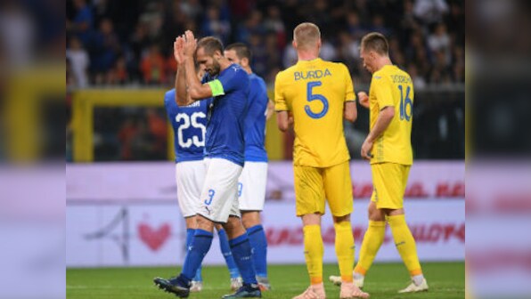 International friendlies: Roberto Mancini's Italy held by Ukraine as teams remember Genoa bridge victims on emotional night