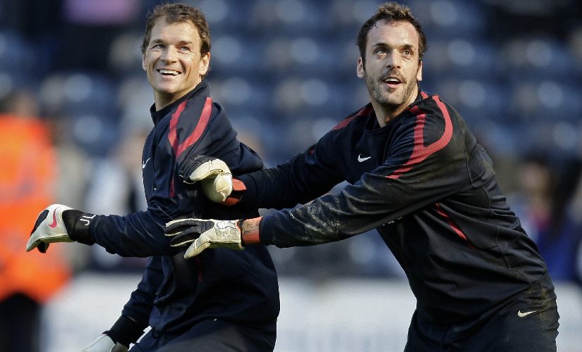 At Arsenal, one of the goalkeepers who pushed Jens Lehmann for the No 1 keeper's spot was Manuel Almunia. AFP