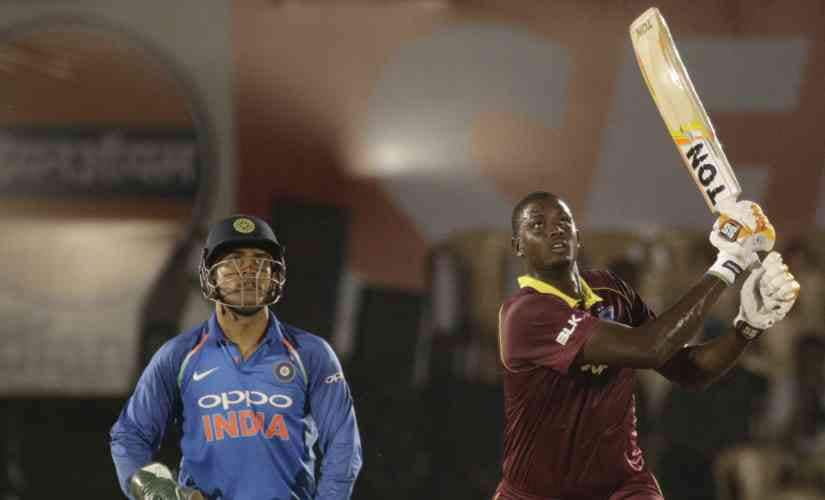 Jason Holder scored 54 not out in the 4th ODI. AP