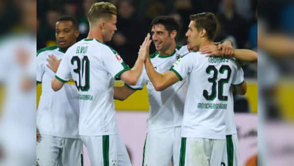 Bundesliga: Borussia Moenchengladbach's Jonas Hofmann scores first hat-trick of career to sink Mainz; Hertha Berlin draw