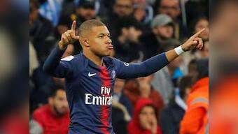 Ligue 1: Kylian Mbappe scores opening goal off bench against Marseille as Paris Saint-Germain equal record winning streak