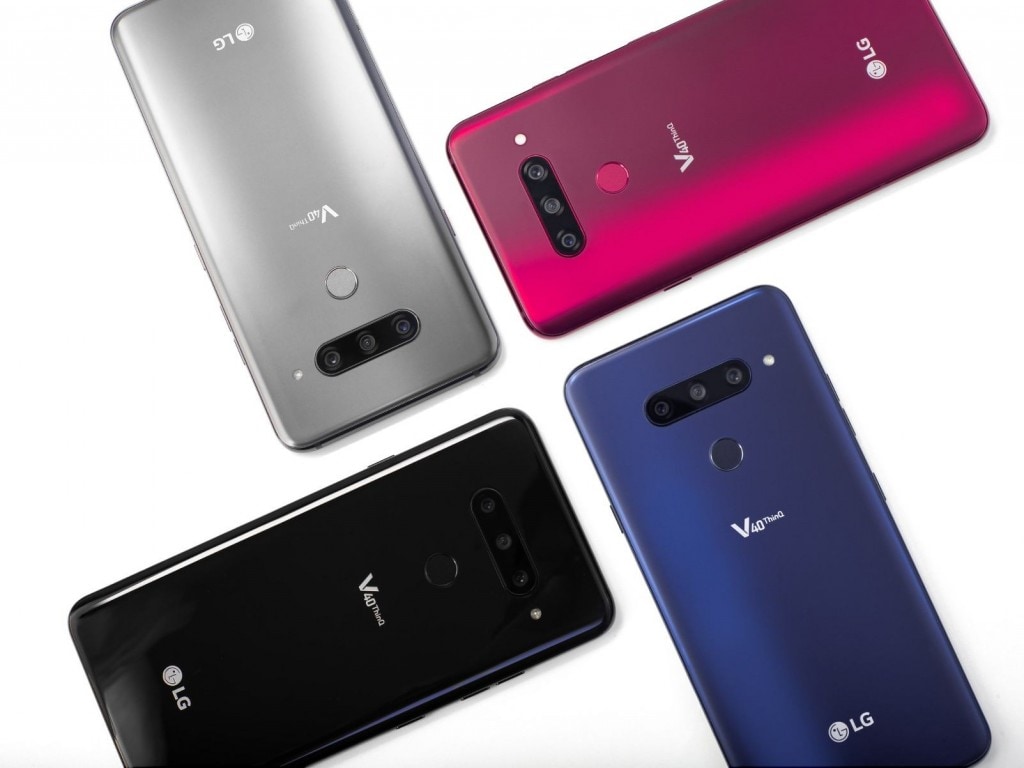 The LG V40 ThinQ will be available in two colours in India — blue and grey. Image: LG Newsroom