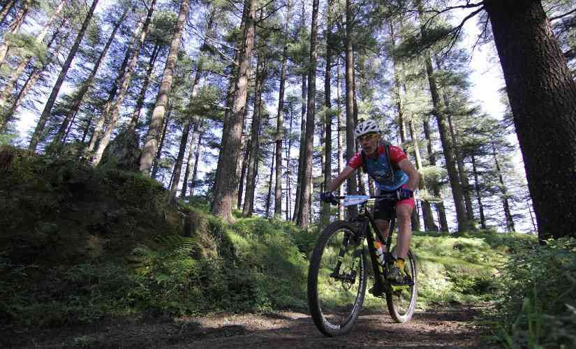 Portugal's Mario Sebastio, the winner of the rand Master Solo category at the 2018 MTB Himalaya. Image courtesy: Akashdeep, HASTPA, 14th Hero MTB Himalaya.