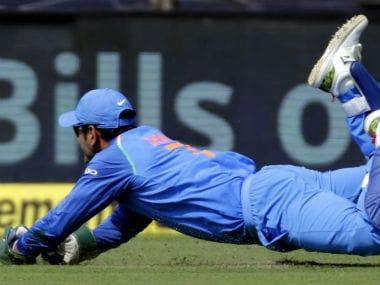 Dhoni is still the best wicket-keeper in India, as his catch to dismiss Chandrapaul Hemraj in Pune illustrates.