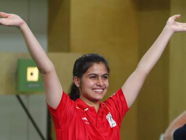 File image of Manu Bhaker. Reuters/Eddie Safarik