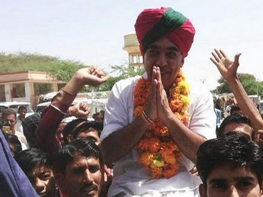 BJP leader Jaswant Singh's son Manvendra to join Congress today ahead of Rajasthan Assembly polls BJP leader Jaswant Singh's son Manvendra to join Congress today ahead of Rajasthan Assembly polls