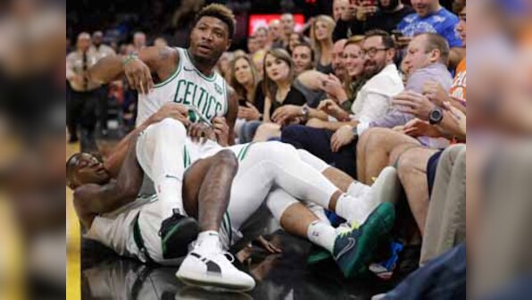 NBA: Boston Celtics' Marcus Smart, Cleveland Cavaliers' JR Smith fined for on-court altercation in pre-season