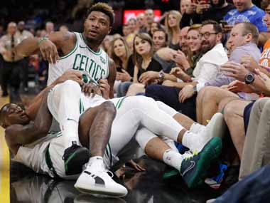 NBA: Boston Celtics' Marcus Smart, Cleveland Cavaliers' JR Smith fined for on-court altercation in pre-season NBA: Boston Celtics' Marcus Smart, Cleveland Cavaliers' JR Smith fined for on-court altercation in pre-season