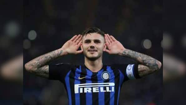 Serie A: Argentine striker Mauro Icardi's brace takes Inter Milan into second place after Lazio thumping
