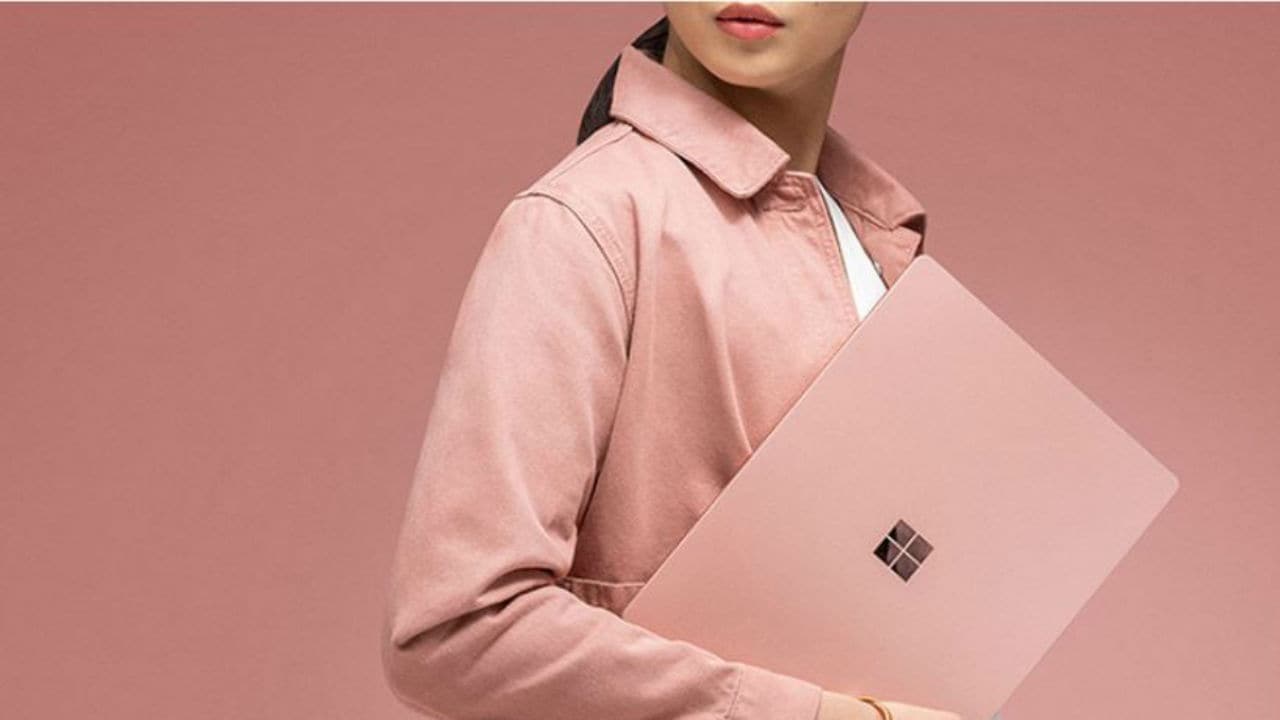 Microsoft Surface Laptop 2 Blush Pink. Image: Microsoft