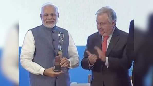 Narendra Modi gets UNEP Champions of the Earth award: Caring for ecosystem part of India's culture, says prime minister