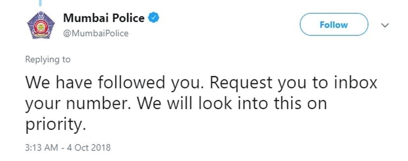 Mumbai police tweet 825