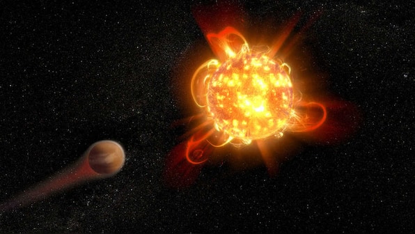 Superflares from red dwarf stars likely to affect habitability of planets: Hubble