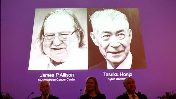 James Allison from US and Tasuku Honjo from Japan awarded 2018 Nobel Prize for Physiology or Medicine
