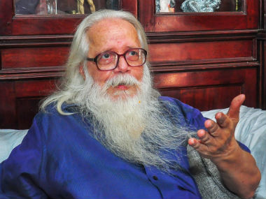 BJP MP Rajeev Chandrasekhar urges Centre to honour ex-ISRO scientist Nambi Narayanan with Padma award BJP MP Rajeev Chandrasekhar urges Centre to honour ex-ISRO scientist Nambi Narayanan with Padma award