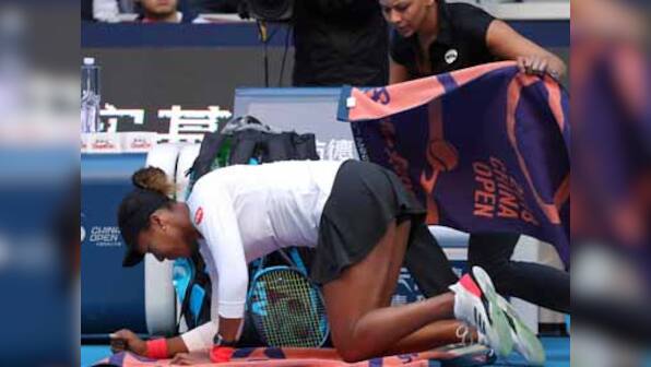 Naomi Osaka pulls out of Hong Kong tournament with back injury after requiring treatment in China Open semis