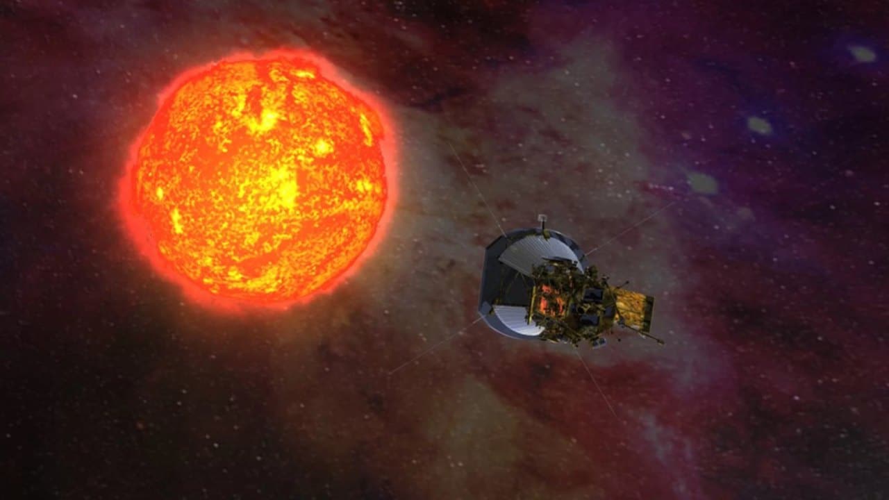 An artistic rendition of the Parker Solar probe as it approaches the Sun. Image courtesy: NASA