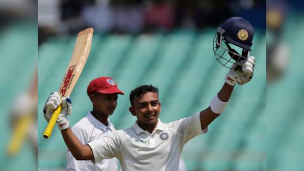 India vs West Indies: Debutant Prithvi Shaw leads from the front as hosts dominate Day 1