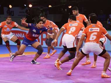 Pro Kabaddi League 2018: Puneri Paltan return to winning ways with hard-fought victory over Dabang Delhi Pro Kabaddi League 2018: Puneri Paltan return to winning ways with hard-fought victory over Dabang Delhi
