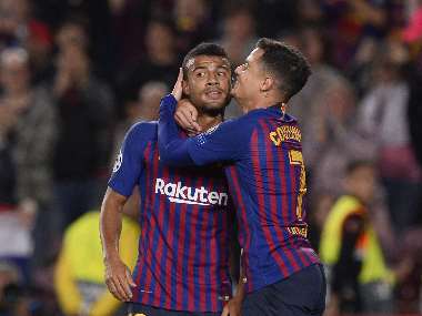Champions League: Barcelona triumph over Inter Milan sans Lionel Messi; Borussia Dortmund pummel Atletico Madrid