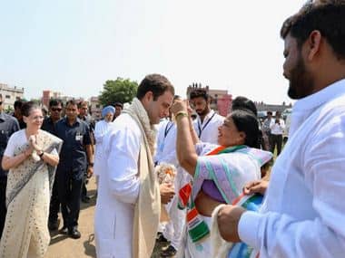 Rahul Gandhi arrives in Nagpur. Twitter/@INCIndia
