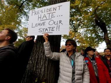 'President Hate, leave our state': 1,500 people march to protest Donald Trump's visit to Pittsburgh synagogue 'President Hate, leave our state': 1,500 people march to protest Donald Trump's visit to Pittsburgh synagogue