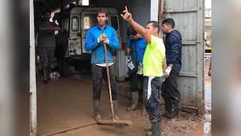 Roger Federer, Novak Djokovic hail rival Rafael Nadal after World No 1 joins post-flood clean-up operations in Majorca