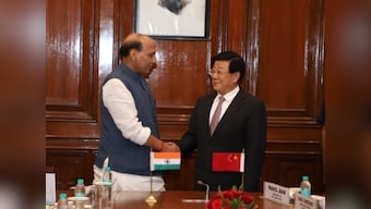 Rajnath Singh discusses security with Chinese counterpart, asks Beijing to support plea in UN on Masood Azhar
