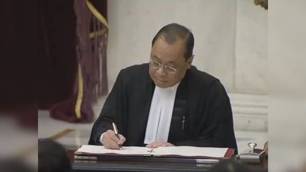 Ranjan Gogoi sworn in as 46th Chief Justice of India: Ram Nath Kovind administers oath; Narendra Modi present at ceremony