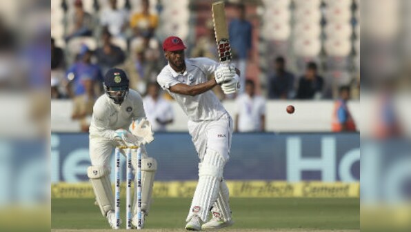 India vs West Indies: Gutsy Roston Chase leads Windies fightback as visitors end Day 1 on 295/7