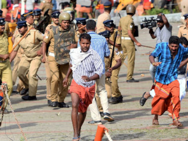 Sabarimala protests: People from weak sections of society being manipulated to spread violence, says Dalit activist Sabarimala protests: People from weak sections of society being manipulated to spread violence, says Dalit activist