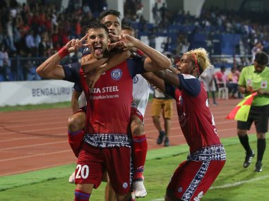 ISL 2018-19: Sergio Cidoncha's last-gasp equaliser helps Jamshedpur FC hold Bengaluru FC in four-goal thriller ISL 2018-19: Sergio Cidoncha's last-gasp equaliser helps Jamshedpur FC hold Bengaluru FC in four-goal thriller