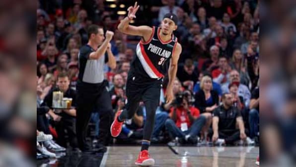 NBA: Washington Wizards forward Markieff Morris fined for tugging Seth Curry's shorts in Portland Trail Blazers clash