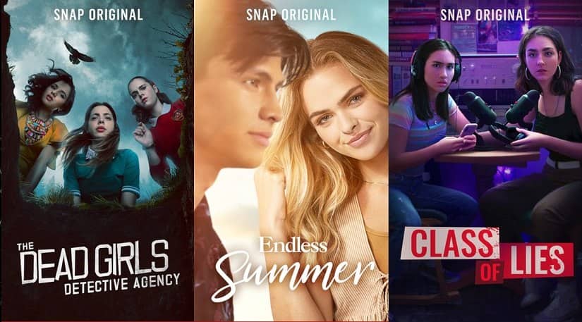 Some of the Snap Originals from the new slate. Image via Twitter