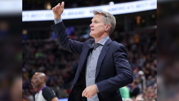 NBA: Warriors coach Steve Kerr fined $25,000 by league for verbal abuse of game official, failing to leave court in time