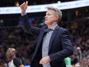 NBA: Warriors coach Steve Kerr fined $25,000 for ranting against officials during team's loss to Trail Blazers